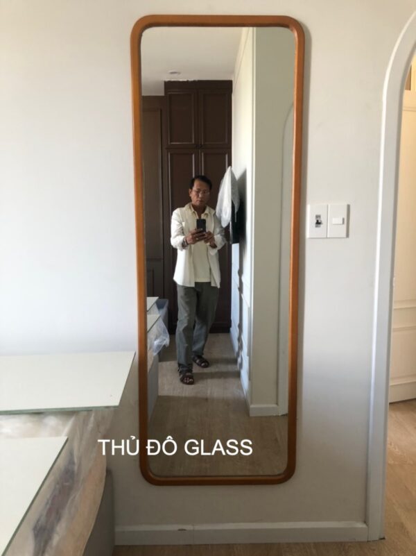 Gương soi toàn thân khung gỗ cao cấp
