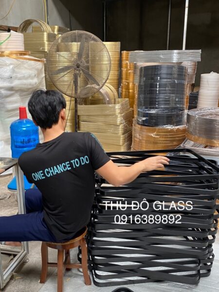 Gương viền nhôm cao cấp Thủ Đô Glass